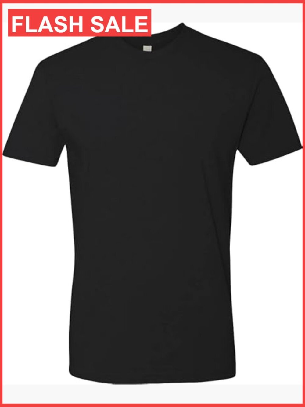 Men's Cotton Crew Neck T-Shirt Short Sleeve Sideseamed Regular Fit